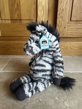 Very Rare Jellycat Lallagie Zebra - BNWT Retired soft plush animal toy gift