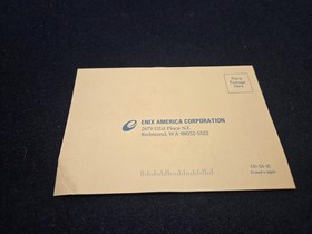 Dragon Warrior IV 4 Nintendo NES ENI-D4-US Rare Registration Impressions Card