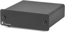 Pro-Ject Phono Box DC MM/MC Phono Preamp with Line Output Black 