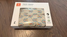 Stokke Tripp Trapp High Chair Cushion Grey Robot Unique Pattern Rare To find