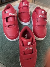 FILA Toddler Shoes Size 8 or 9 RED