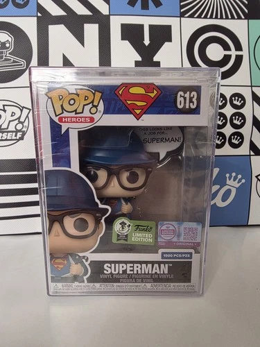 Funko Pop Superman (This Looks Like A Job For) #613 ECCC 1500pcs + Stack IN HAND