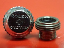 Rolex Genuine Oyster Crown and Tube 5.4mm Original Set Verified Functional
