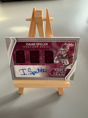 ISAIAH SPILLER /199 - Panini Absolute 2022 Patch Auto NFL - Los Angeles Chargers