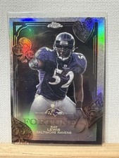 2025 Topps Chrome Fortune 15 Legend Ray Lewis Baltimore Ravens