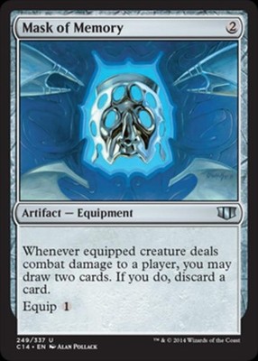 Mask of Memory - Light Play MTG Commander 2014 Edition