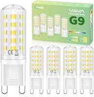 G9 Led Kaltweiss 6000K 5W-5Er Pack, Led Lampe, G9 Leuchtmittel 5W Ersatz FüR