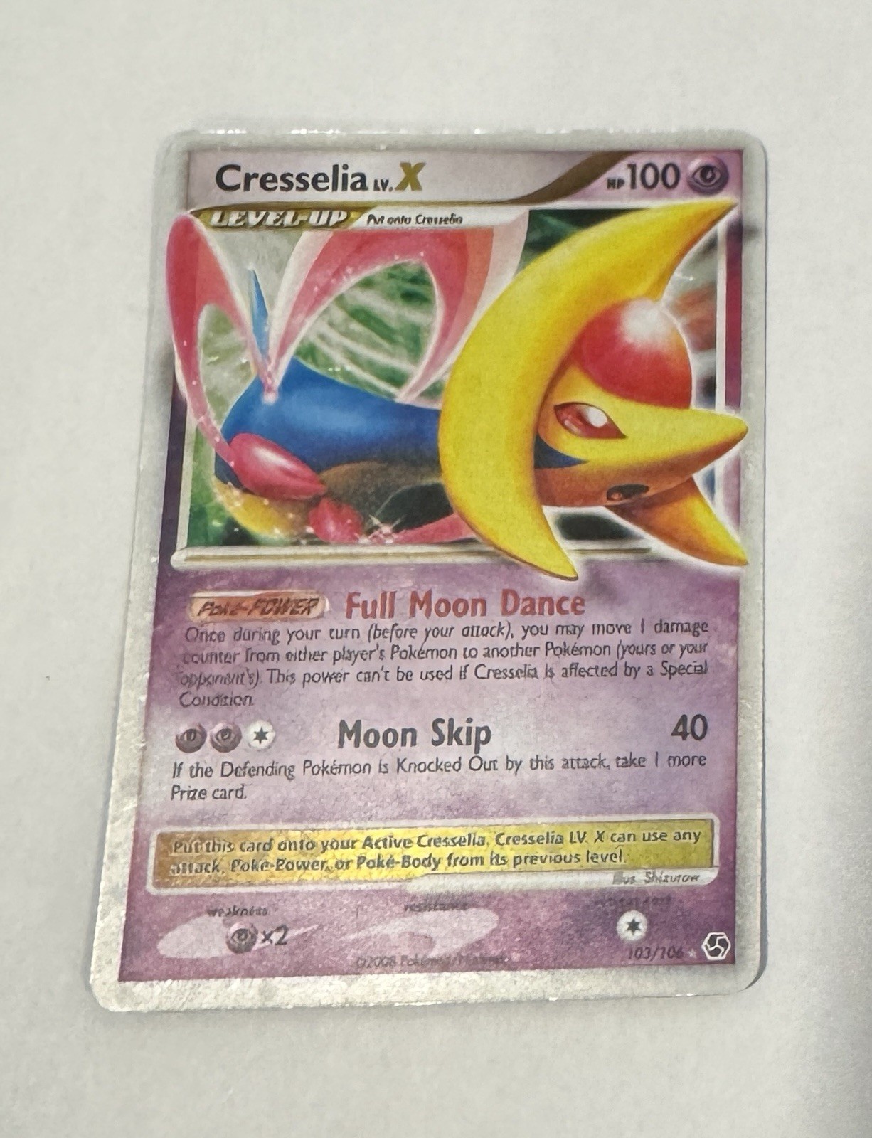 Cresselia LV.X 103/106 Great Encounters Holo