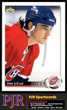 John LeClair 1992-93 Upper Deck #55 Montreal Canadiens