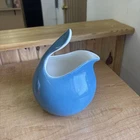 Red Wing Pottery Town & Country Eva Zeisel Water Pitcher Blue Beautiful 🤩
