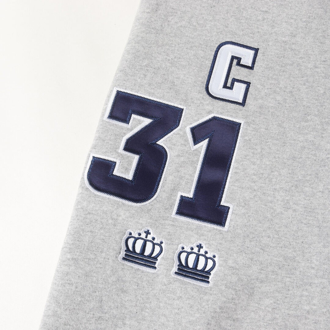 Supreme Pants Heather Grey Size: S 25AW Applique Logo Sweatpants Used BEEG-0 thumbnail 4