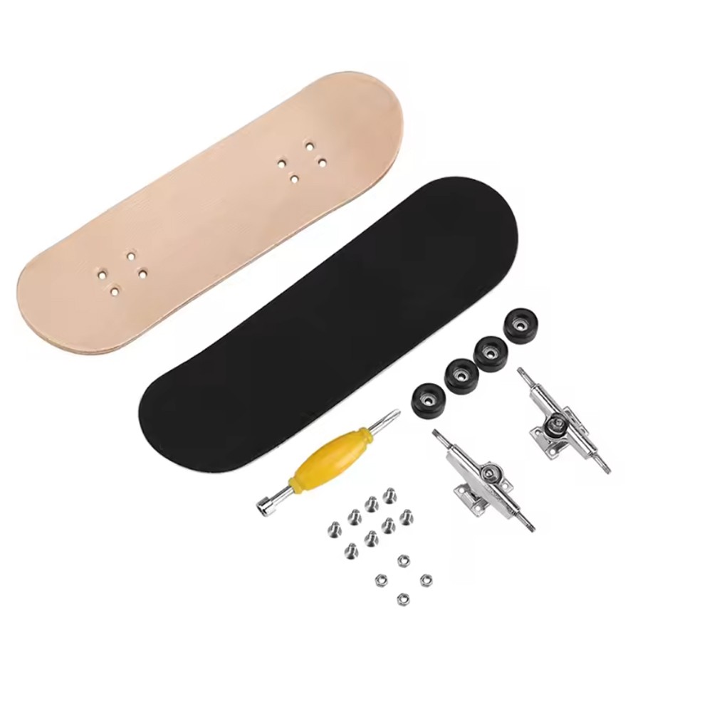 Wooden Fingerboard Toy Professional Stents Finger Skate Set