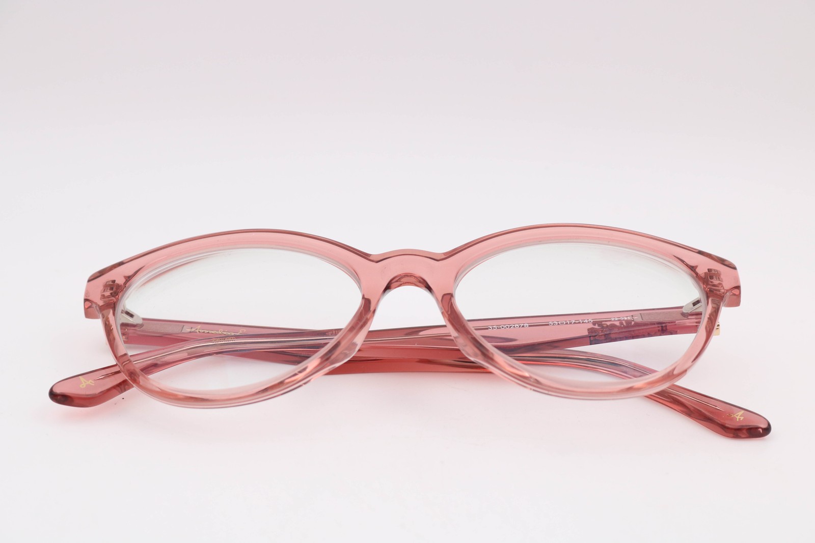 Amelia E Deborah Pink Cat Eye 35-002878 Eyeglasses Frames 53-17-145