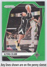 Alysha Clark 2024 Panini Prizm WNBA Green Prizms Las Vegas Aces