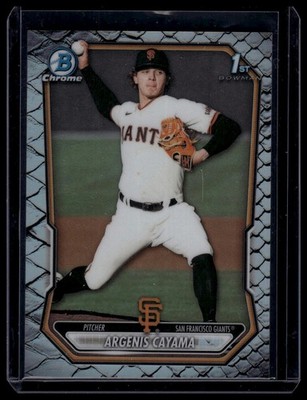 2026 Bowman #BCP-114 Argenis Cayama Chrome Prospects Reptilian Refractor