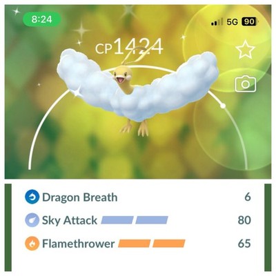 Shiny Altaria Great League Level 26  PvP, 2 Charge ,  PKMN Go -Registered Only