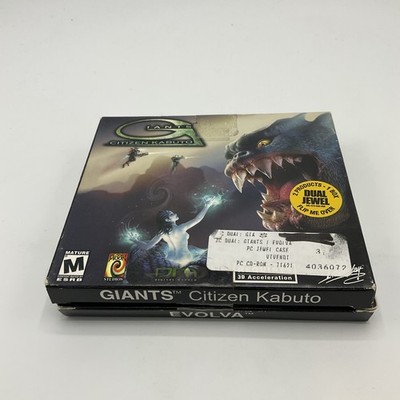 Giants Citizen Kabuto & Evolva 2 Games in one package Very Good