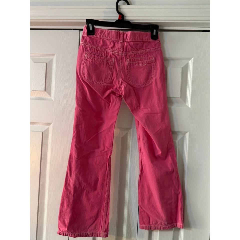 Pantalones de mezclilla rosa para niñas Y2K Osh Kosh B'gosh talla 12  Foto 3 de 4