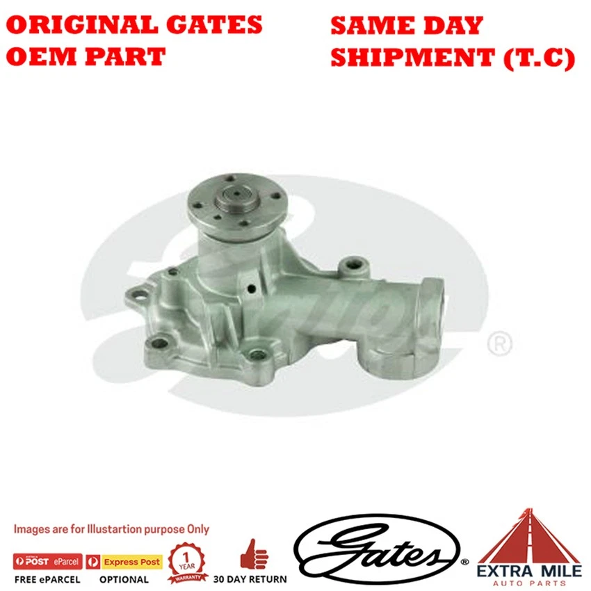 Gates Engine Water Pump For Mitsubishi Nimbus UF, N34W 2.4L 4G64 (16V) MPV - Image 3 of 4