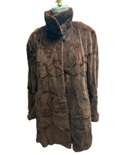 Vintage Bob Mackie Shaved Beaver Fur Coat Maximilian At Bloomingdales Med