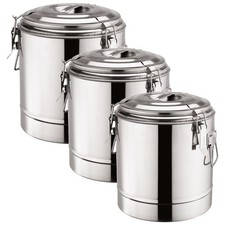Thermospeisebeh&auml;lter Thermobeh&auml;lter aus Edelstahl  Isolierbeh&auml;lter 12L, 22L, 35L