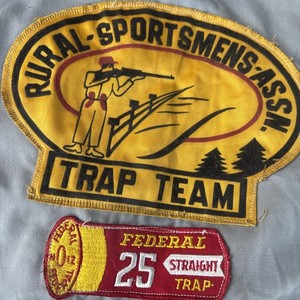 Vtg 60s AMERICAS Hunting Shooting Strap Vest RURAL SPORTMENS ASSN TRAP TEAM 🔥
