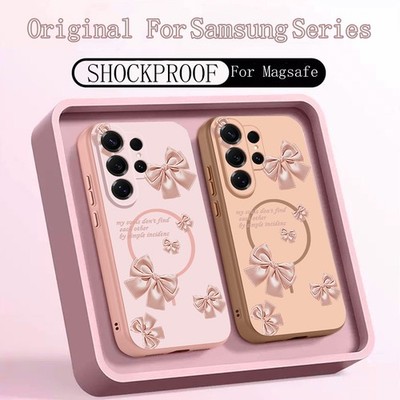 Magnet Case für Samsung S26 S25 Ultra S24 S23 A57 A56 A16 A55 Pfingstrosen-Cover