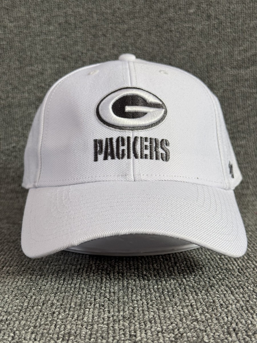 '47 Brand Green Bay Packers NFL White Dad Hat Strapback Cap