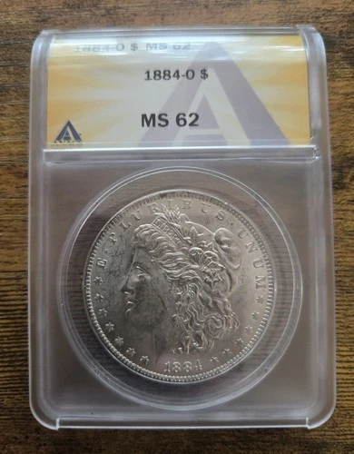 1884 O Morgan Dollar ANACS MS62