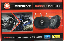 Altavoces DB DRIVE WDX69MOTO 6x9" Pro Harley IP52 con TWEETER de aluminio 103 dB