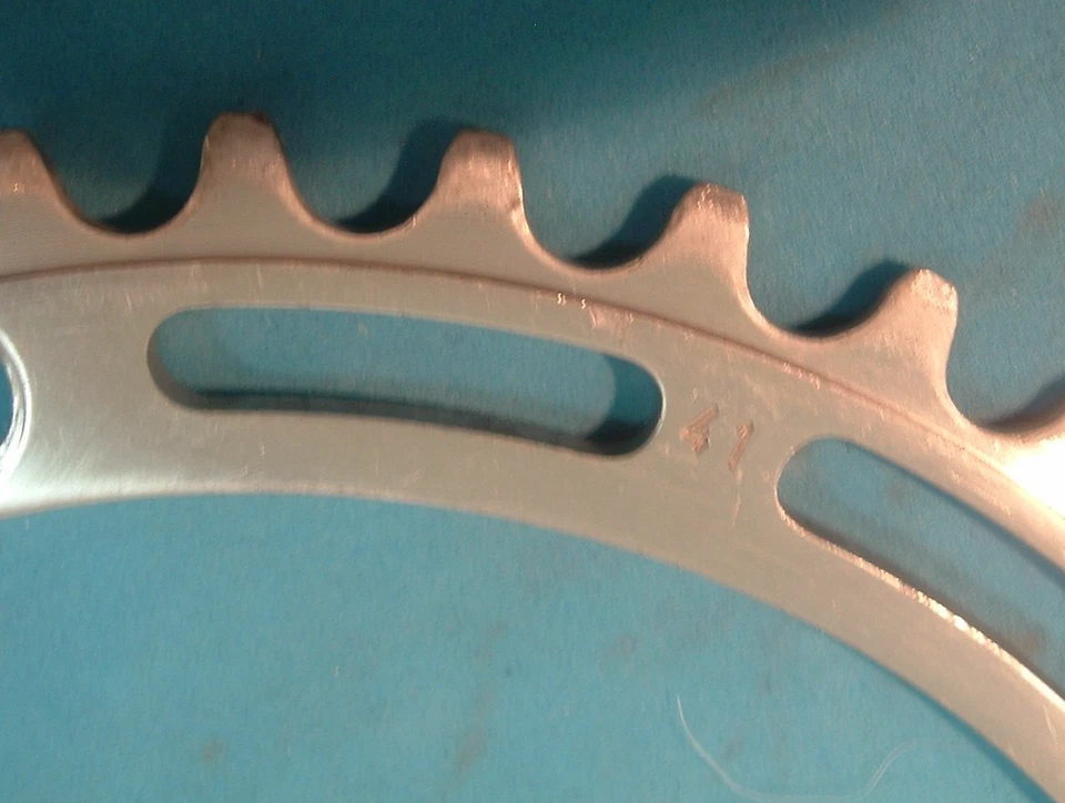 Plato de carretera Campagnolo raro Nuovo Record 41Tx144BCD - 5 a 9 velocidades - En muy buena condición más Foto 4 de 4