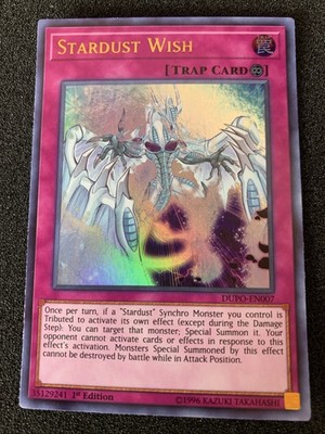 Stardust Wish (DUPO-EN007) Duel Power 1st Edition NM