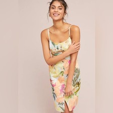 Farm Rip Anthropologie Tropical Shift Floral Dress