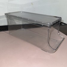 Soda Can Organizer Refrigerator Stackable Can Holder - Excellent Condition W Lid