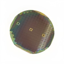 4 Inch Silicon Wafer In Good Condition Purple/Green hue