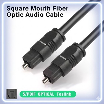 6FT Digital Fiber Optic Audio Cable Cord Optical TosLink for TV DVD AMP USA LOT