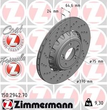ZIMMERMANN Bremsscheibe 150.2942.70 f�r BMW