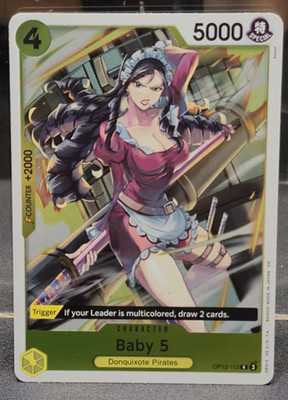 OP12-112 Baby 5 FOIL Rare A Legacy of the Master One Piece NM Near Mint Card R