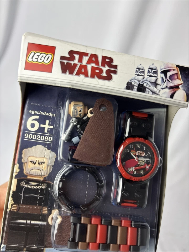 Lego Star Wars Count Dooku Watch Clone Wars 2011 50M Water Resistant 9002090 NEW - Image 2 of 4