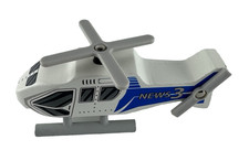 B. Wood Wheels Wooden Vehicles - Wood HELICOPTER - by B. Toys