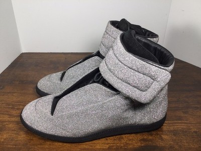 Maison Margiela Future 22 High Top Gray Glitter Men's 9 US 42 EU Made in Italy 