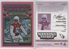 2021 Panini Contenders Optic Winning Ticket Pink Prizm /75 DeAndre Hopkins #WT16