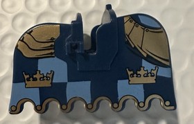 Lego Horse Barding Gold Crowns Gold Plate Armor Pattern Castle Sets 7009 852293