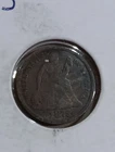 1875 Seated Liberty Dime | 90% Silver | Better Date | Ungraded Item N28B8