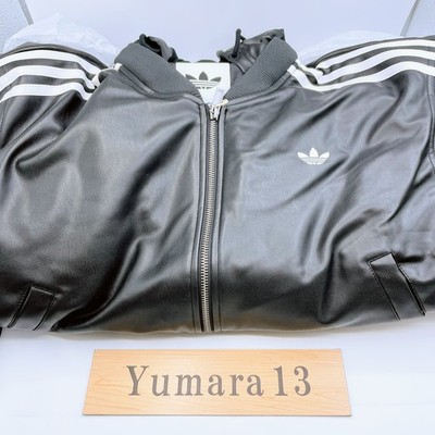 adidas WMNS Originals PLeather Padded Jacket Black KU6857 Japan