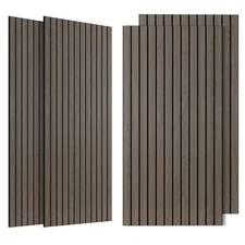 4 Pack Acoustic Panel, 47.2”x23.6” Acoustic Panels for Wall, 4 PACK Walnut