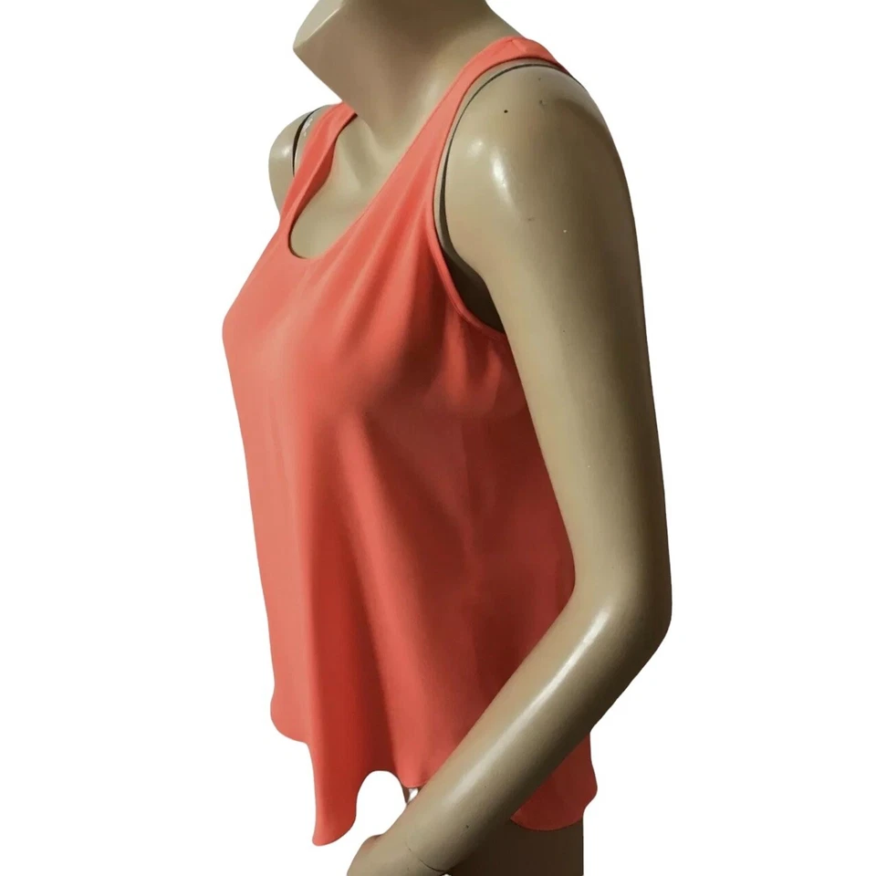 Camiseta sin mangas naranja talla XS XSP Banana Republic para mujer talla pequeña Foto 2 de 4