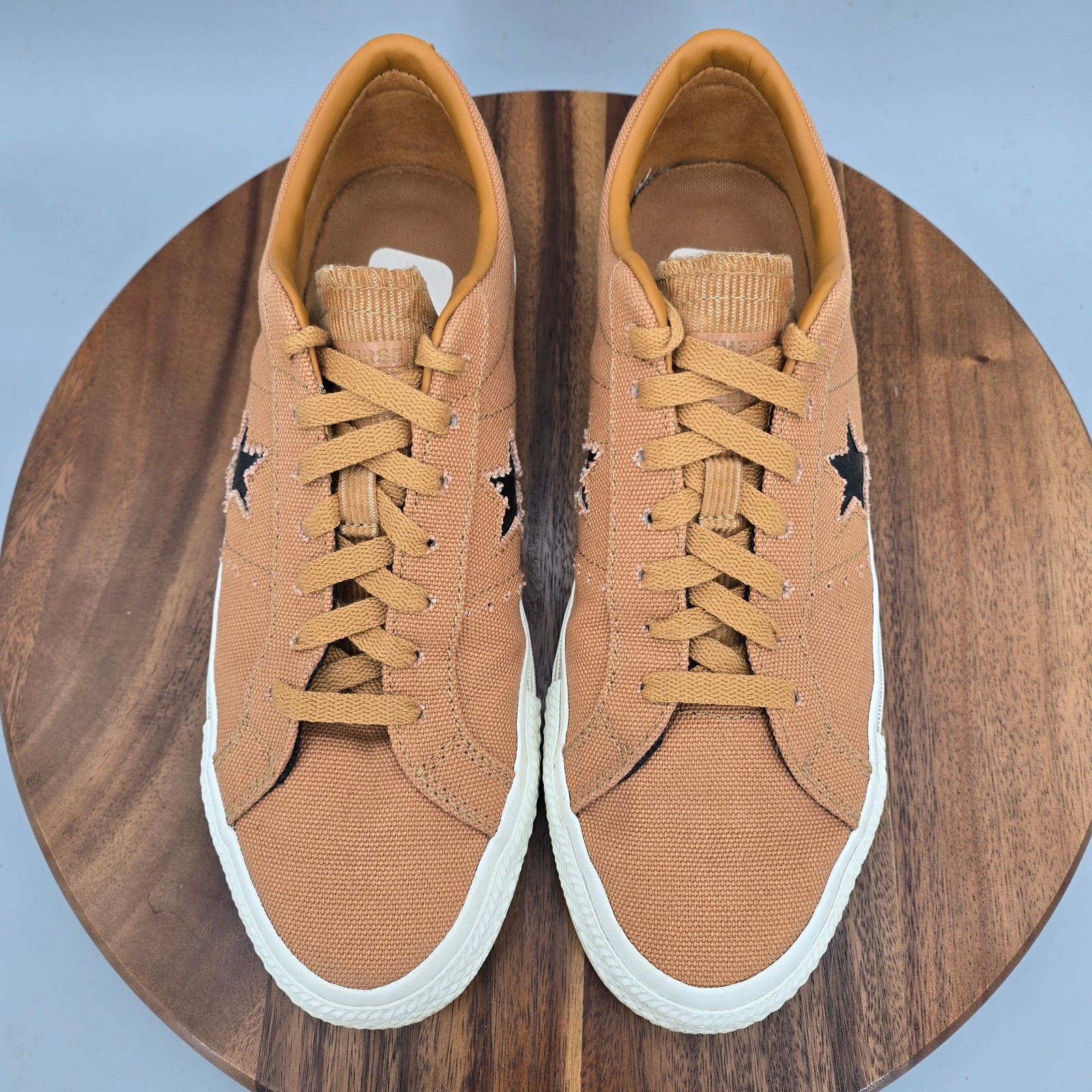 Converse One Star Pro Ox Shoes Mens 10 Brown Low Top Lace Up Athletic Sneakers thumbnail 5