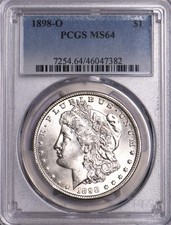 1898-O Morgan Dollar PCGS MS-64