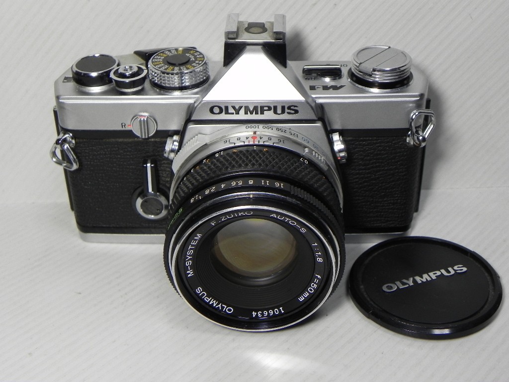 ★OLYMPUS M-1(初期型) +★ M-SYSTEM 50mm F1.8 Near MINT] Olympus M-1 Film Camera M-System F.Zuiko 50mm F1